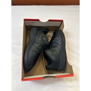 NEW Nike Court Borough Low 2 BLACK Baby Infant Shoes Sneakers Size 5C